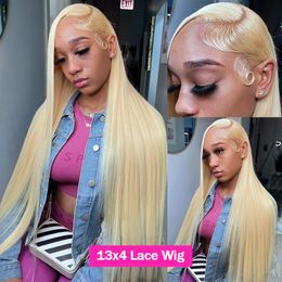 Luvin 613 Honey Blonde Straight 13x4 Hd Transparent Lace Frontal Wig Colour 30 32 Inch 13x6 Lace Front Human Hair Wigs For Women