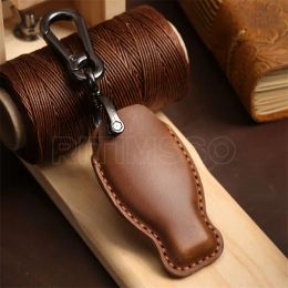 Leather Car Remote Key Case Cover For Mercedes Benz A C E S G Class W204 W205 W212 W176 X167 W463 GLC CLA GLK GL Protector Fob