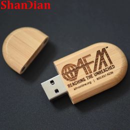 Gifts Key Chain Personal Free Custom Logo Wooden Flash Drive 64GB Maple Pen Drive 32GB Bamboo Memory Stick 16GB Red U Disk USB