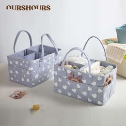 Diaper Organizer Multi-function Infant Nursery Bag Nappy Caddy Bags Portable Baby essentials Storage Handbag for Mom L2405