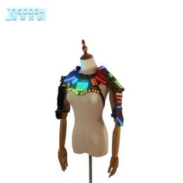 LED Toys Lightning with LED clothes armored lights suitable for the witchs holiday COSPLAY party dance performance scene Q240524