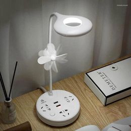 Table Lamps Dimmable 220V EU Lamp Socket Modern Touch Switch Foldable Desktop Desk Clip Holder USB 5V Bedside Light Office