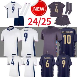 2024 England Soccer Jerseys SAKA RASHFORD KANE FODEN STERLING 22 23 24 GREALISH MOUNT BELLINGHAM TRIPPTIER GALLAGHER STONES WALKER men kids kit set football shirt