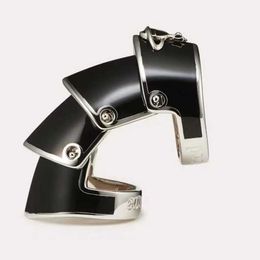 Fashion Westwoods Colourful Lacquered Four Section Armour Ring with Advanced Design Versatile Couple Nail