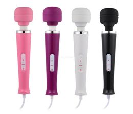 Vibrating AV Stick Powerful Vibrator for women Big Head Magic Wand Body Massager Clitoris Stimulate Female Adult Sex toys5228164