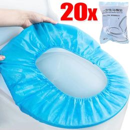 Toilet Seat Covers Disposable Cover Non-woven Paper Pads Waterproof Safety Mat Portable Travel Bathroom Accessories