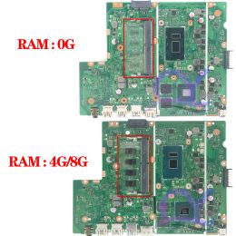 Lapto-mãe X540UBR para ASUS X540UB X540UV X500U X543U R540U PRIMEIRA COM I3 i5 i7-6th 7th 8th Gen 0G/4G-RAM 100% Trabalho
