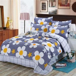Bedding Sets 37 Blue 4pcs Girl Boy Kid Bed Cover Set Cartoon Duvet Adult Child Sheets And Pillowcases Comforter