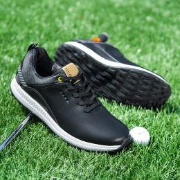 Men's Luxury Waterproof Golf Shoes Outdoor Comfortable Golf Sneakers Non-Slip Professional Golfer Footwear Golfing Sports Shoes