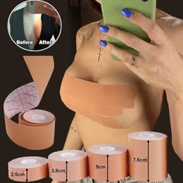 Breast Pad 1 rollo female breast cover Push Up bone invisible meme Lift elevator tape sticker column sexy Bralette Pasties Q240524