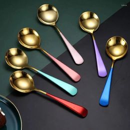 Spoons Spoon Ice Cream Dessert Coffee Metal Mixing Home Kitchen Supplies Decoration Tableware