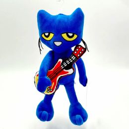 Pete the Cat Plush Doll Pizza Party Soft Plush Blue Cat Stuffed Animal Toy Super Soft Pete Kitty