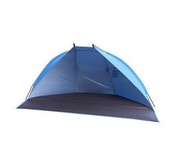RUNACC Beach Tent Portable Sun Shade AntiUV Outdoor Shelter for Beach Travel Camping and Fishing Blue9792029
