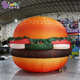 wholesale Newly Design Event Advertising Inflatable Cake Models Hamburger Donut Balloons Simulation Food Models For Outdoor Decoratio