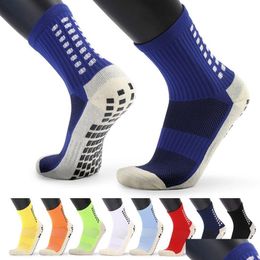 Sports Socks U Stock Mens Anti Slip Football Athletic Long Absorbent Grip For Basketball Soccer Volleyball Running Xc299 Drop Delivery Otpmx