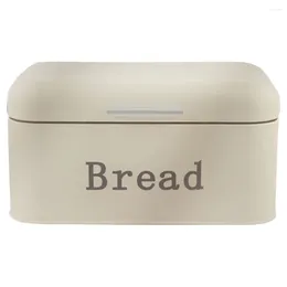 Plates Bread Box Bin Metal Holder Stainless Steel Container Rack Desktop Iron Storage Containers Organiser Toast