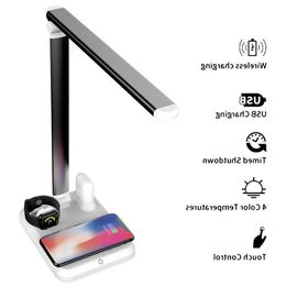 Table Eye Modern Led Lamp Reading Multi-Function 1 Desk Lamps Wireless Creative Charging Protection For 4 Light In Charge Hpkgh