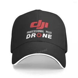 Ball Caps DJI Professional Pilot Drone Baseball Cap Motor Men Cotton Cool Hat Women Unisex Peaked