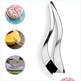 Cake Tools Creative Stainless Steel Pie Slicer Server Cutters Knife Cookie Fondant Dessert Kitchen Accessories Drop Delivery Home Ga Dhejk