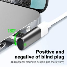 Magnetic USB C Adapter 24Pin Type C PD 100W Fast Charging Connector For Macbook Air Pro For Thunderbolt 3 40Gbp/s Converter
