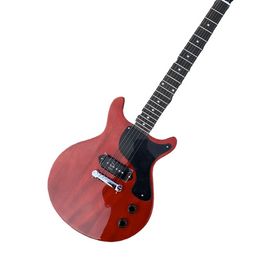 In stock LP electric guitar, TV classic style, P90 pickup, red Colour guitar mahogany wood body and neck quick package