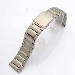 Universal solid flat interface titanium Watch Bands metal Strap Bracelet titaniumalloy men's width 20 21 22 23mm 2130