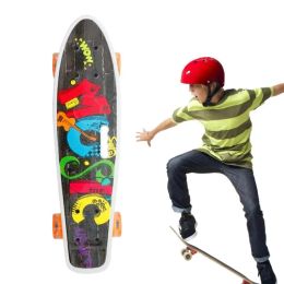 Skateboards For Teens 22 In Complete Skateboard Small Fish Boards For Kids Easy Carrying Deck Toys With Strong Bearing For Kids