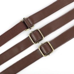 Genuine Leather Bag Strap Handle Crossbody Handbag Replacement Men Fiber Shoulder Bag Strap Vintage Leather Adjustable Belt