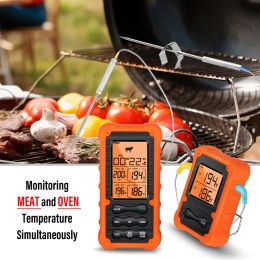 Tuya Digital Bluetooth Smart Bbq Thermometer Lcd Screen Kitchen Cooking Food Meat Thermometer Water Milk Oil temperature Metre