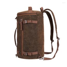 Backpack Men's Large Canvas Antitheft Travel Laptop Bags Men Black Bagpack Boy Big Capacity School Male Business Shoulder Bag