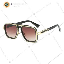 fashion mans designer sunglasses metal square womens discoloration sun glasses casual style Driving mirror prescription glasses DT 95882 203 with box