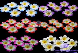 200pcs Table Decorations Plumeria Hawaiian Foam Frangipani Flower For Wedding Party Decoration Romance2156180