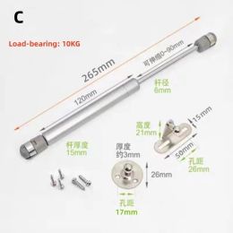 1Pcs Gas Spring Cabinet Hinge Copper Core Door Lift Support Hydraulic Kitchen Cupboard Door Hinges Furniture Hardware Fittings