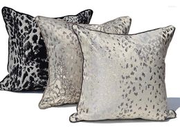 Pillow Fashion Grey Brown Black Leopard Decorative Throw Pillow/almofadas Case 45 50 Man European Modern Cover Home Decorating