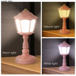 Night Lights Retro LED desk lamp small touchable USB rechargeable night light used for bedroom gift eye care decoration atmospheric light S2452410