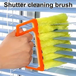 EW New Louver Curtain Cleaning Brush Detachable Cleaning Brush Vent Brush Car Window Groove Dust Air Conditioner Cleaning Tool