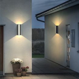 Outdoor Waterproof LED Wall Lamp Simple style Double-headed Wall Sconces Home Courtyard Terrace Balcony Garden Porch Wall Light