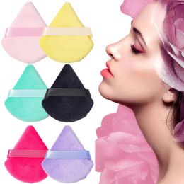 1-3pcs/lot Triangle Makeup Puff Sponge Velvet Powder Cosmetics Puff Soft Smooth Facial Beauty Washable Face Makeup Tools Dry Use