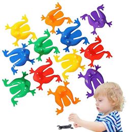 Windup Toys 12 Fun Pressing Jumping Frog interactive parents and children Press Jump Frog educational toys with innovative anti stress and st