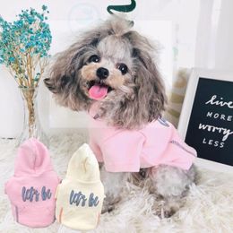 Dog Apparel 2024 Hoodies Puppy Small Clothes Coat Cat Yorkshire Maltese Pomeranian Bichon Poodle Schnauzer Clothing Outfit Shirt