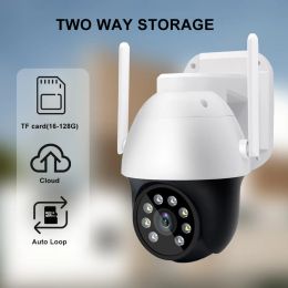 4K Security Camera 6MP WiFi Outdoor PTZ Dome 5MP 4X Zoom H.265 1080P HD CCTV Video Surveillance IP Cam Auto Tracking P2P ICsee
