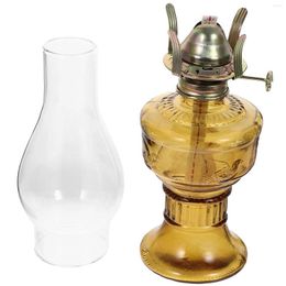 Portable Lanterns Kerosene Lamp Table Oil Decoration Centrepiece Indoor Vintage Temple Light Lamps Use Camping Lantern Uuhdd
