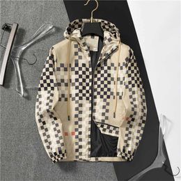 mens jacket designer hoodie winter coat jackets autumn slim outerwear men women windbreaker zipper mens coats jackets classic letter clothing P1134