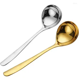 Baking Tools 1Pc Stainless Steel Thickening Spoon Creative Long Handle El Pot Soup Ladle Home Kitchen Cooking