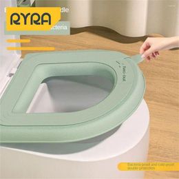 Toilet Seat Covers Cushion Sticker Waterproof Universal Zipper Heads Bathroom Eva Accessories Cover With Handle Winte