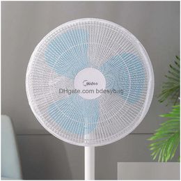 Other Home Storage & Organisation New Kids Safety Electric Fan Dust Er Dustproof Stand Protector Mesh Protectiver Drop Delivery Garden Dhmtx