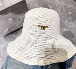 Fashion High Version Raffia Bucket Hat Sun Protection Sun Hat Big Head Circumference Face Small UV Protection Hats