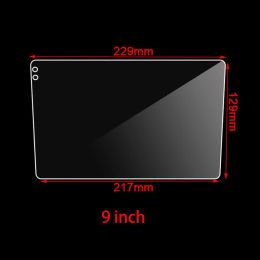 EKIY Car Tempered Glass Protective Film car Sticker for 9 10.1 inch Radio stereo GPS DVD full LCD Touch screen car accessories