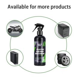 50ml Plastic Renovator Car Interior Cleaner Coating Plastic Restorer Leather Repair Spray Polishing Wax Car Detailing HGKJ S3