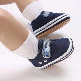 First Walkers Baby Fashion Canvas Casual Sports Shoes Boys Classic First Walking Shoes Baby Anti slip Walking Shoes d240525